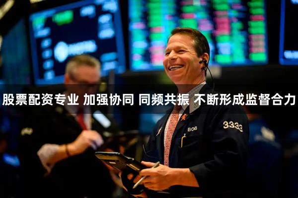 股票配资专业 加强协同 同频共振 不断形成监督合力